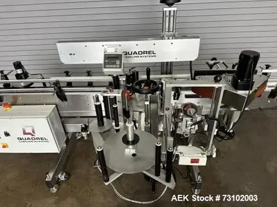 Used QUADREL ECONOLINE 4 PANEL WRAP Labelers Illinois US | Aaron Equipment #87183