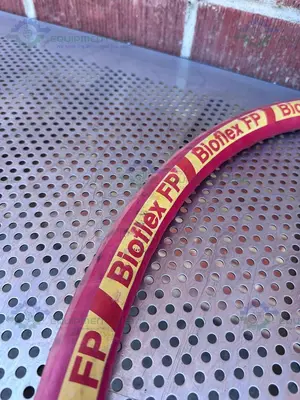 USED BIOFLEX RC 98" AFLEX HOSE W/ 1" SANITARY FITTING TO NPT