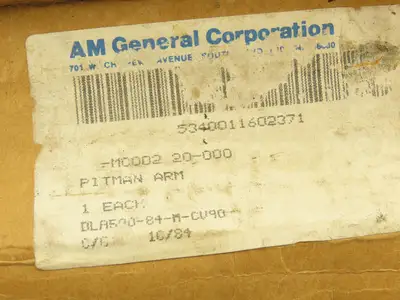 AM General DLA500-84-M-CV90 Humvee Pitman Arm Steering Replacement 15B41