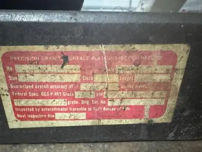 USED SURFACE PLATES SET OF 3