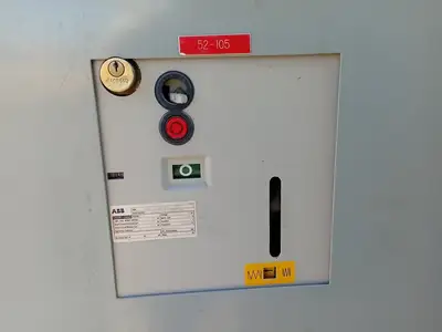 600 Amp 4160 Volts disconnect with capacitor and overload relay protection