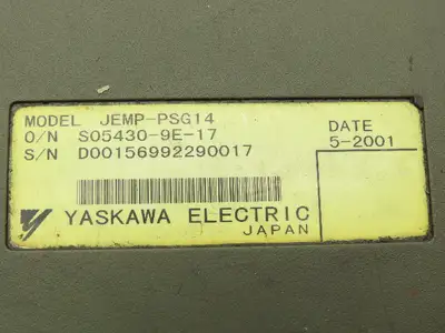 Yaskawa Electric JEMP-PSG14 Teach Pendant Hand Operated NH5000