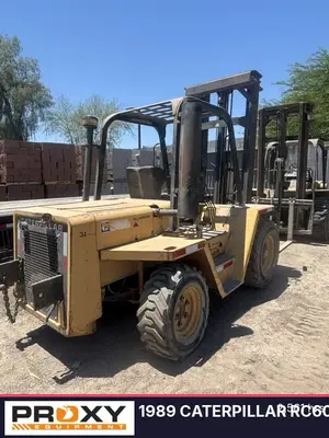 Used 1989 CATERPILLAR RC60 Internal Combustion Forklifts: Pneumatic Tire Arizona US | Proxy Equipment #1426009