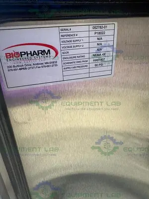 USED BIOPHARM HYDRAULIC POWER UNIT W/ INTERFACE DEVICES P SERIES PUMP