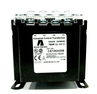 NEW ACME ELECTRIC CE100A008 INDUSTRIAL CONTROL TRANSFORMER
