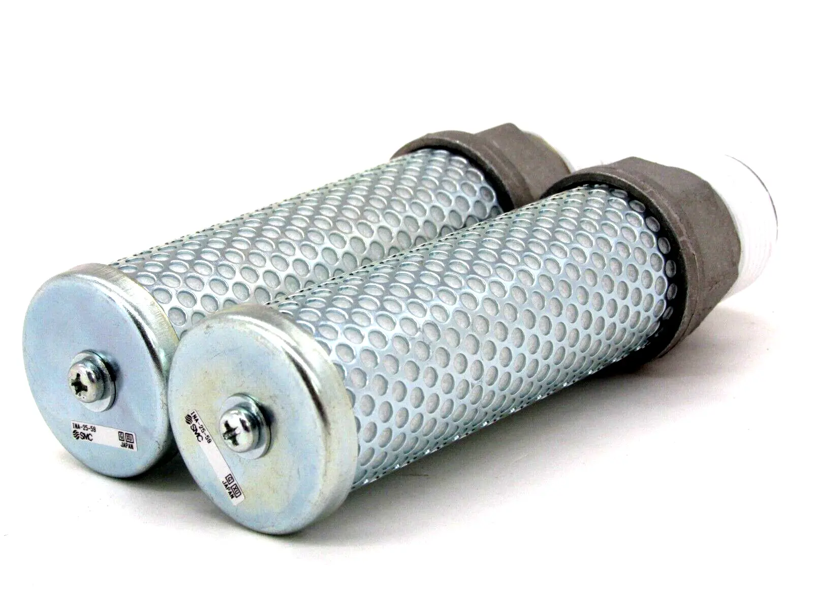 NEW LOT OF 2 SMC INA-25-59 SILENCER INA2559