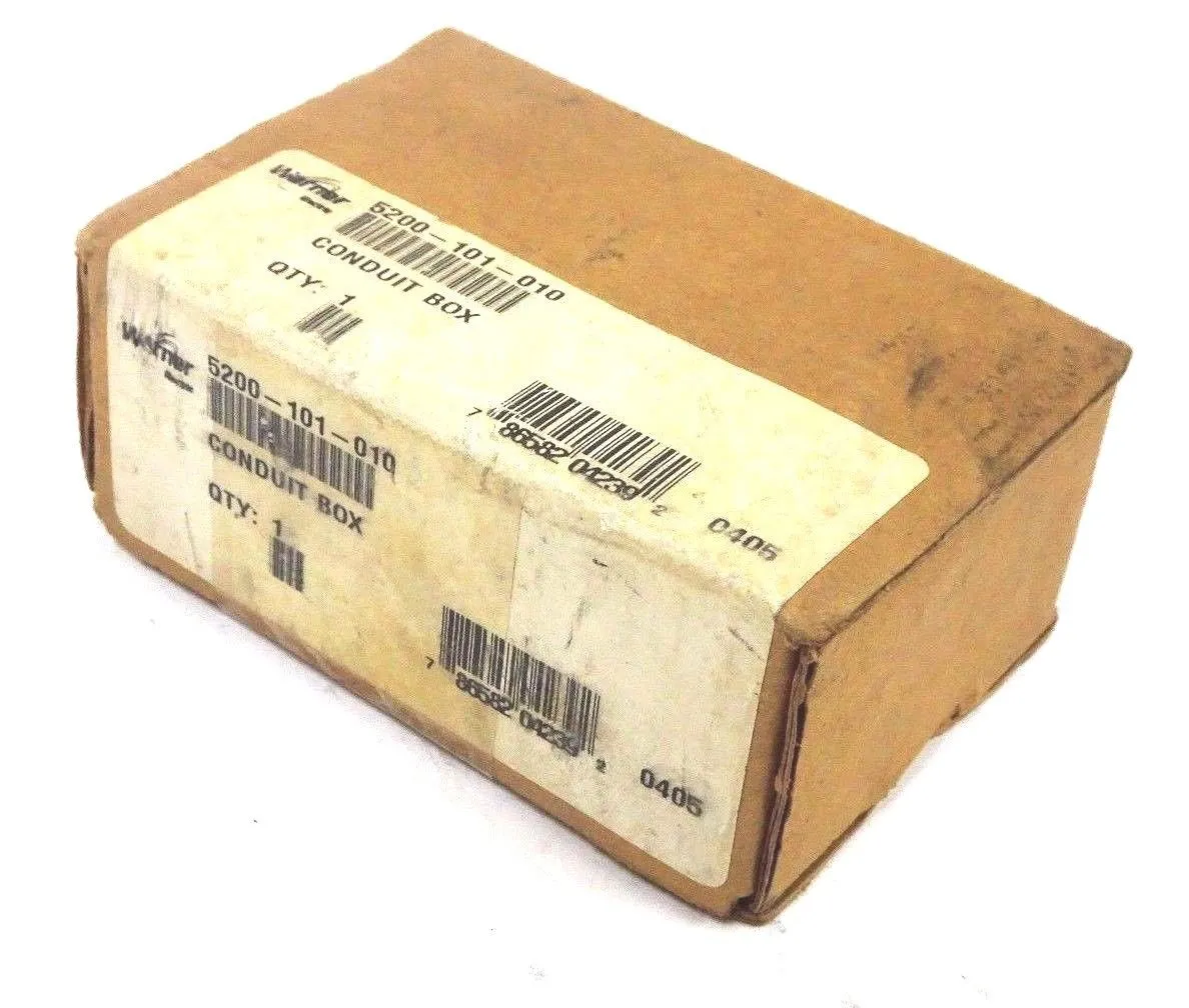 34 NEW WARNER ELECTRIC 5200-101-010 CONDUIT BOX 5200101010