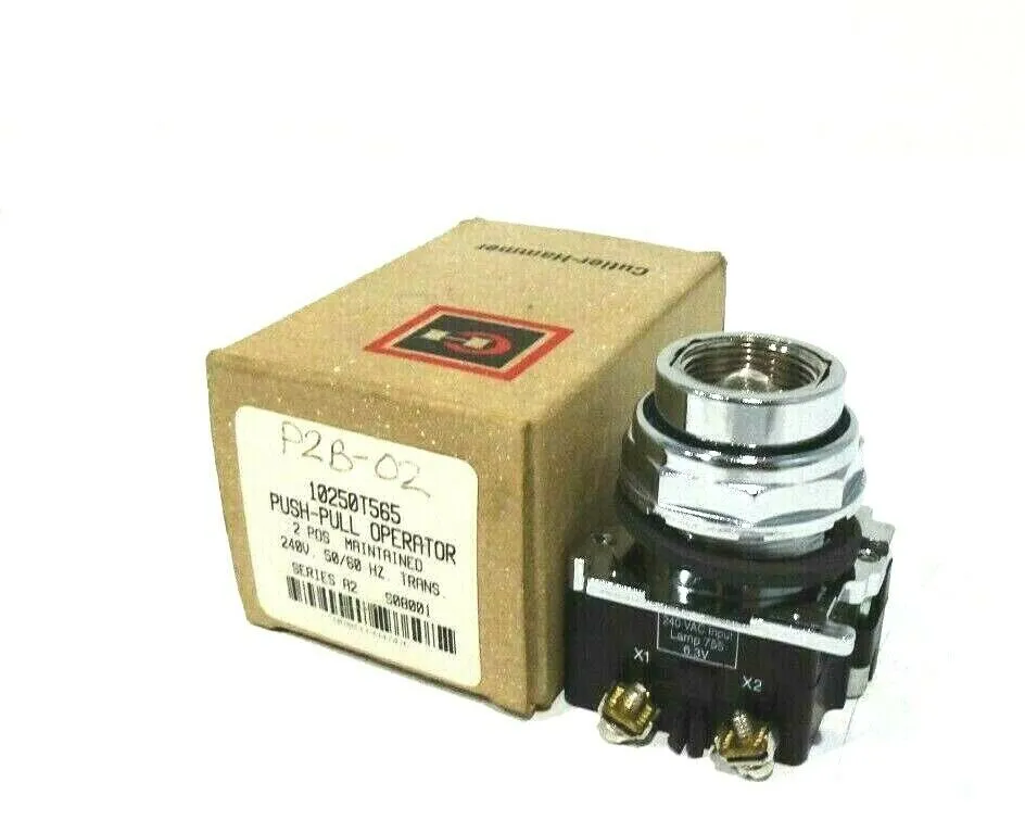 NEW EATON CUTLER HAMMER 10250T565 PUSH-PULL OPERATOR SER.A2