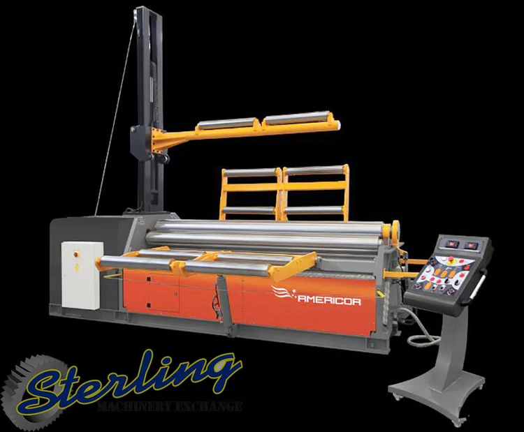 New | in-Stock COMEQ 4-RDP 150/4 Plate Bending Rolls including Pinch California US | Sterling Machinery Exchange #1467075