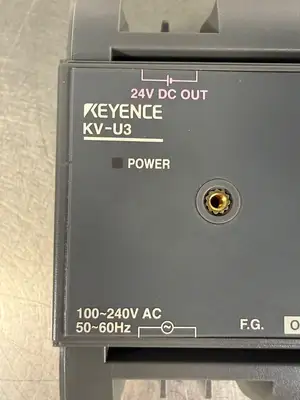 Keyence KV-U3 Power Supply 100-240Vac 50-60 24Vdc 1.4A (7.2.3)