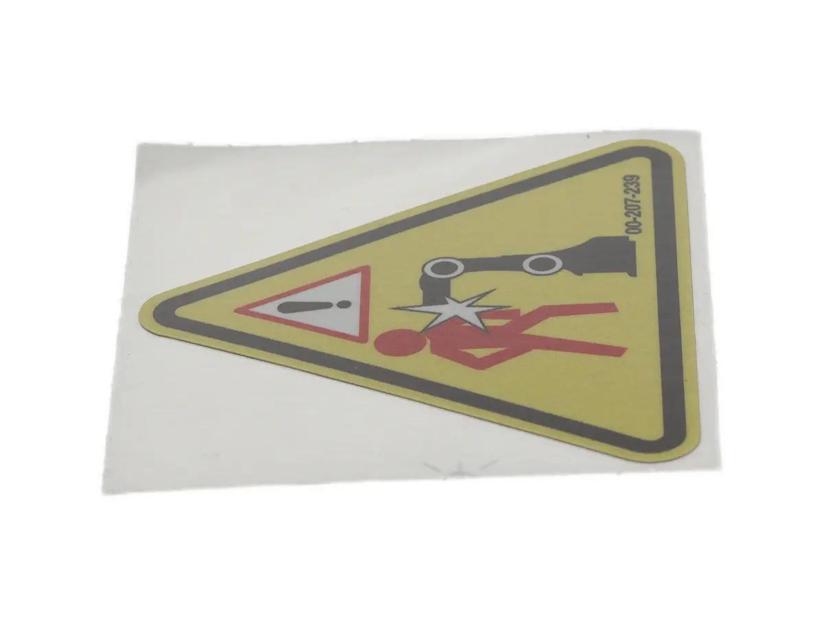 KUKA Adhesive label Danger zone AGILUS