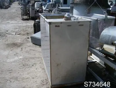 Tank, 125 Gallon, S/st, Rect, OT/FB, Agit Dr #S734648