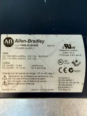 Allen Bradley 1606-XLS240E /A Power Supply 1606-XLS (4.4.3)