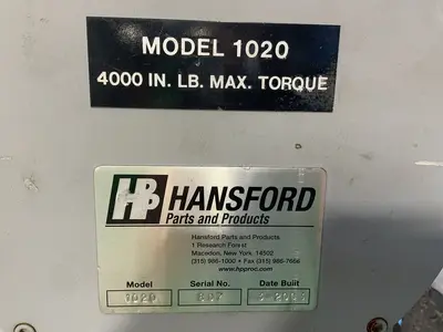 Used 2003 HANSFORD 1020 Die Handlers/Flippers Ohio US | HGR 24 #1519988