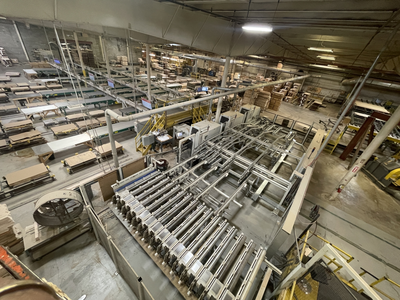 Weinig Optisaw System with Luxscan Combiscan and 3 Opticut 450 Quantum