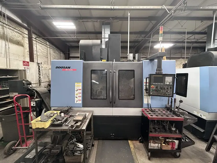 Used 2007 Doosan MV 4020L Vertical Machining Centers California US | Machine Tool Bids #902176