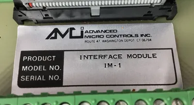 ADVANCED MICRO CONTROL IM-1 INTERFACE MODULE 6 INCH LONG MOUNTING RAIL C-11