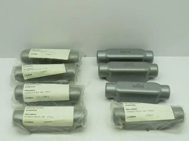 RACO C75-A Aluminum Conduit Body 3/4" Form 85  Lot of 8