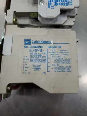 Used Cutler-Hammer AN16BN0 Starter NEMA Size 0, 18A w/C306DN3 & C320KGS1 Starters South Carolina US | Palmetto Automation #1158871