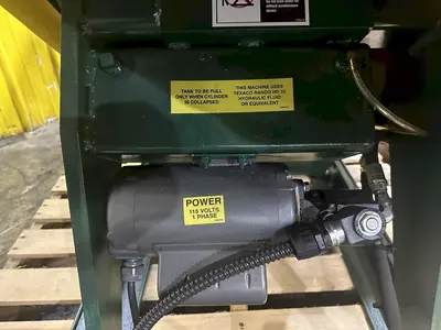 2500 LBS X 48" X 44" SOUTHWORTH MODEL #LS2.5-36 BACKSAVER  HYDRAULIC SCISSOR LIFT & TURN TABLE , 110V: STOCK #20509