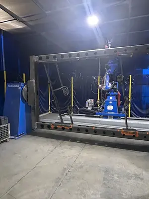 USED 2023 YASKAWA 70ft Dual Robot Weld Cell