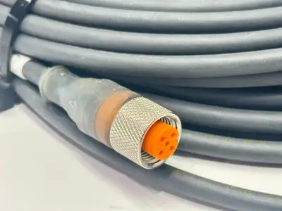 USED LUMBERG DOUBLE END CONNECTION CORDSET M/F M12 5-PIN 10M
