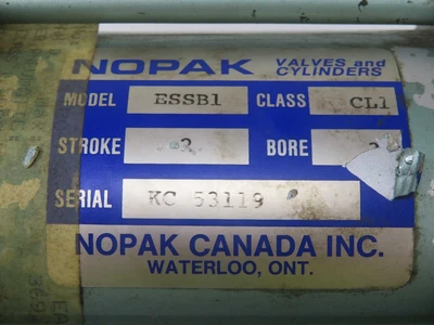 Used NOPAK _UNKNOWN_ Pneumatic Cylinders Texas US | OCO Industrial #1604270