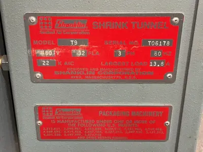 Used SHANKLIN T9 Miscellaneous Packaging Equipment Ohio US | HGR 24 #1453786