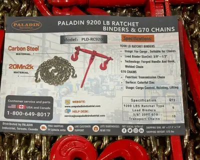 Landhonor Ratchet Binders and Chains (LDH-RC9200)
