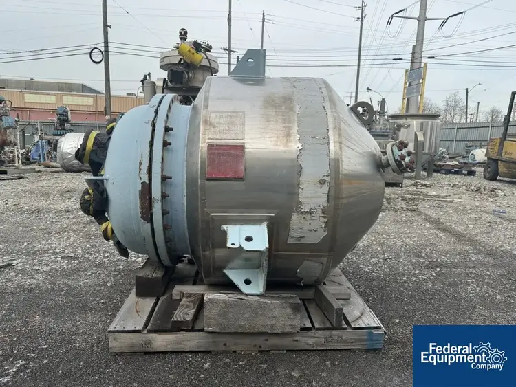 Used Pfaudler 100 Gal Pfaudler Glass Lined Reactor, 150/125# Reactors Ohio US | Federal Equipment Company #129390
