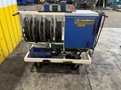 40 TON MODERN HYDRAULICS 4 CYLINDER PORTABLE HYDRAULIC DIE SETTING & SEPARATING SYSTEM: YOBRO #23866