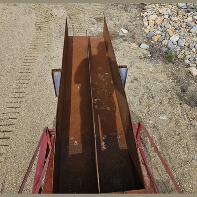 24in Wide x 22ft Long 4-Way Distribution Sluice
