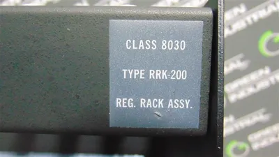 Square D 8030 RRK200 SY/MAX 9 Slot Rack Chassis Series E2 Used