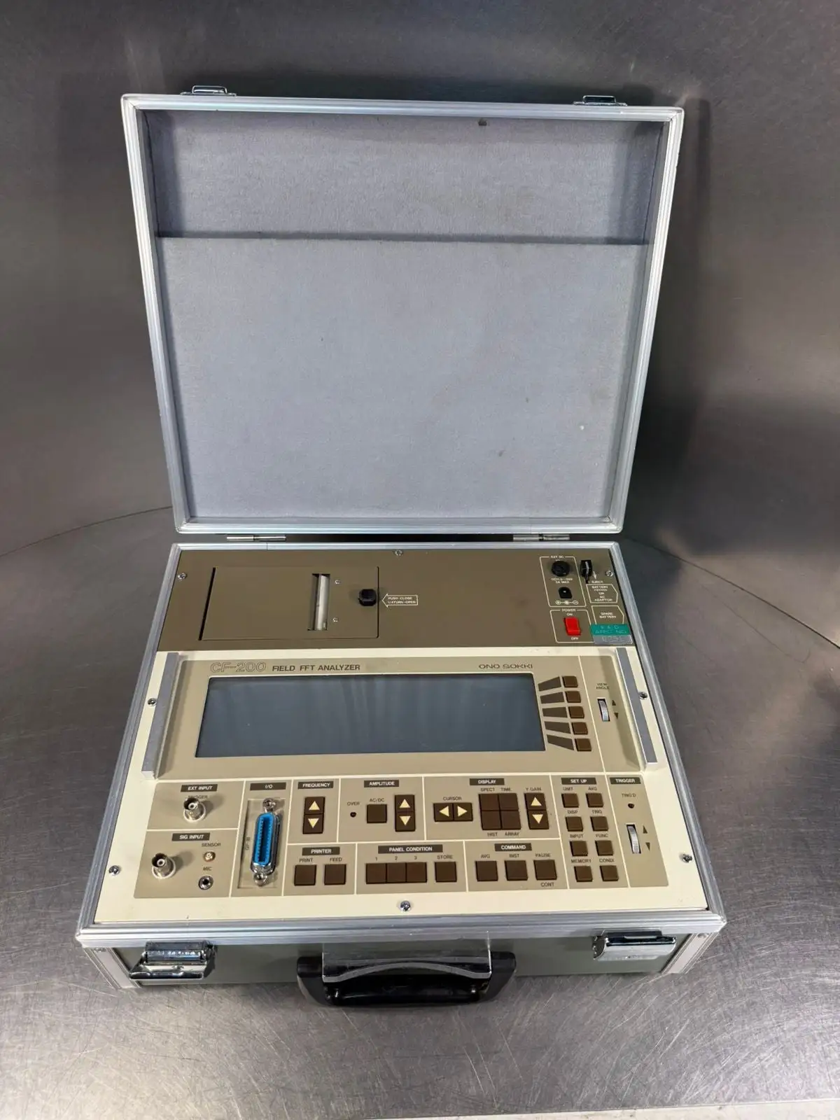 Ono Sokki CF-200 Field Fft Analyzer (10.5.4)