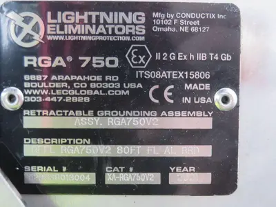 New | in-Stock LIGHTNING ELIMINATORS RGA750V2 Electrical Fittings Texas US | Aucto #1308384