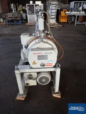 USED Pfeiffer Vacuum Pfeiffer Vacuum System, Model WU850, 55 CFM