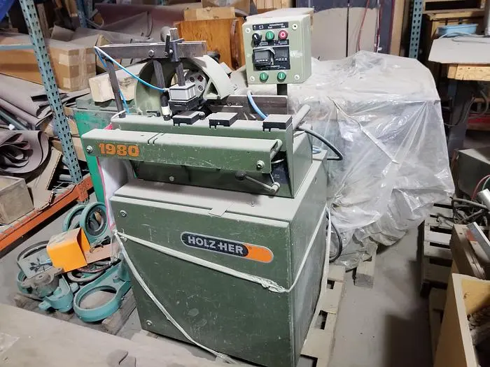 Used HOLZ-HER 1980 CORNER ROUNDING MACHINE Edge Banders Wisconsin US | John G Weber Co Inc #936523