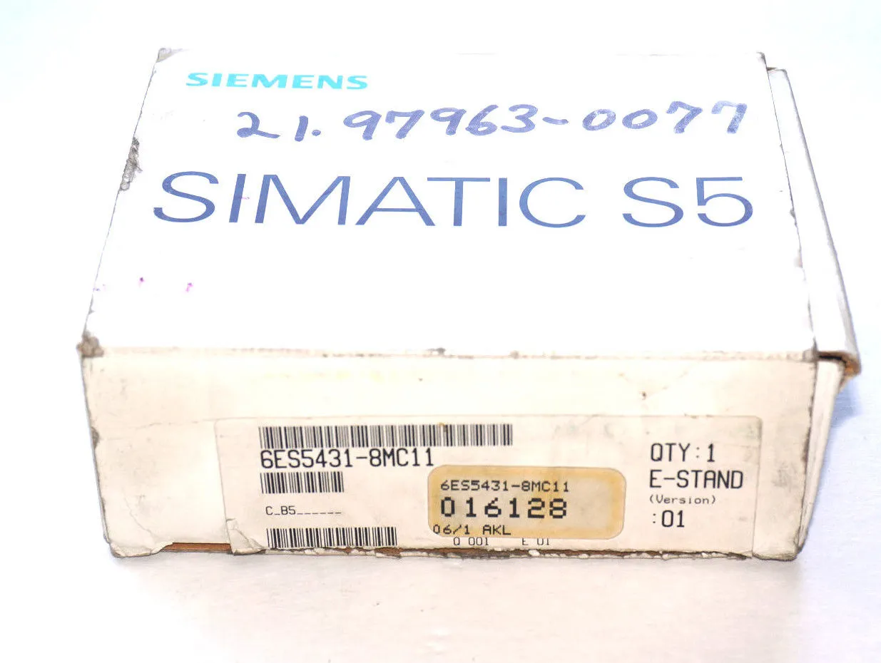 NEW SIEMENS 6ES5-431-8MC11 INPUT MODULE 6ES54318MC11
