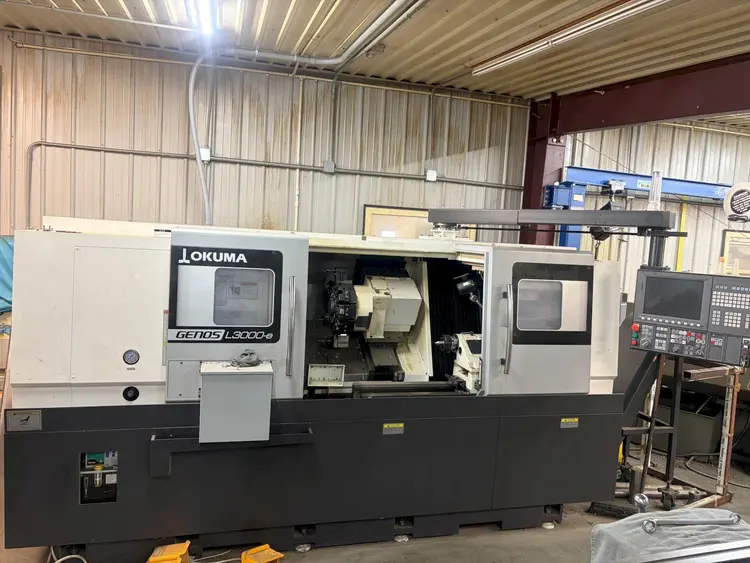 Used 2019 OKUMA GENOS L3000-E CNC Lathes Minnesota US | Orca Machine Tools, Inc. #1371404