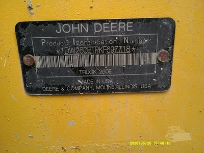 Used 2019 DEERE 260E Articulated Dump Trucks New York US | Beck Equipment #1509286