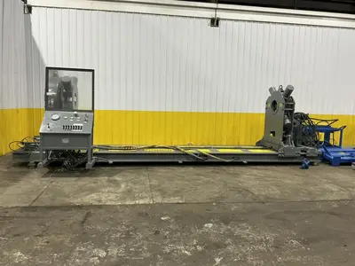 12" GOTCO MODEL #FT-80-2145 PIPE BUCKING MAKE-UP & BREAKOUT DOWNHOLE PIPE TORQUE MACHINE: YOBRO #24411