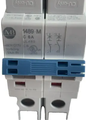 A / B 1489-M2C060 CIRCUIT BREAKER SER. D 1489M2C060 NEW, SURPLUS