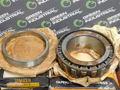 Lot of 23 Timken Bearing(11) Cups, (11) Cones and (1) Pillow Block Bearings Surplus