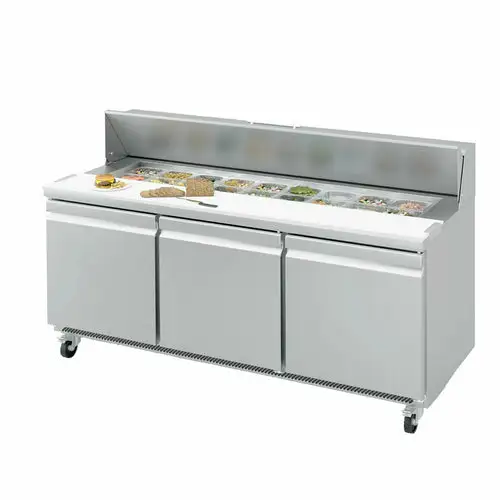 Infrico IRT-UC72P 72 5/8" UC Series Sandwich/Salad Prep Table w/ Refrigerated Base, 115v
