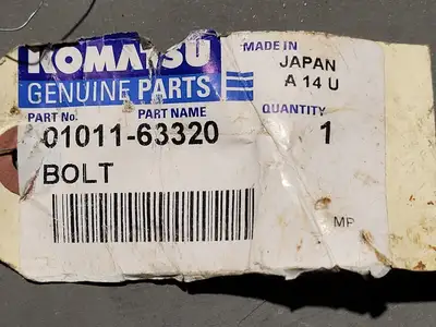 USED KOMATSU 01011-63320