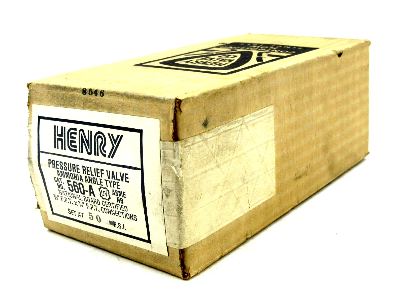 NEW SEALED HENRY 560-A PRESSURE RELIEF VALVE 560A