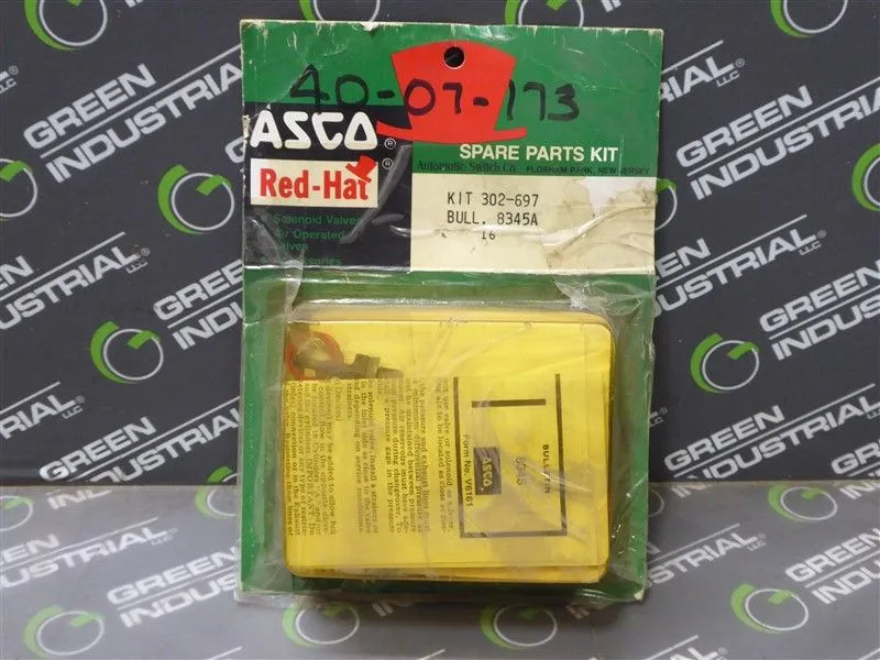 ASCO 302-697 Solenoid Valve Spare Parts Kit New