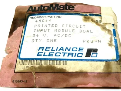 USED RELIANCE ELECTRIC AUTOMATE 45C44 AC/DC INPUT MODULE 24V 59011-2RE