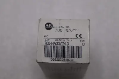 LOT OF 3 - ALLEN BRADLEY 700-HA33Z24-3 SERIES D RELAY STOCK H330