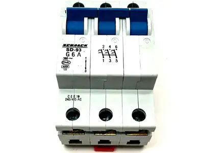USED SCHRACK MINIATURE CIRCUIT BREAKER